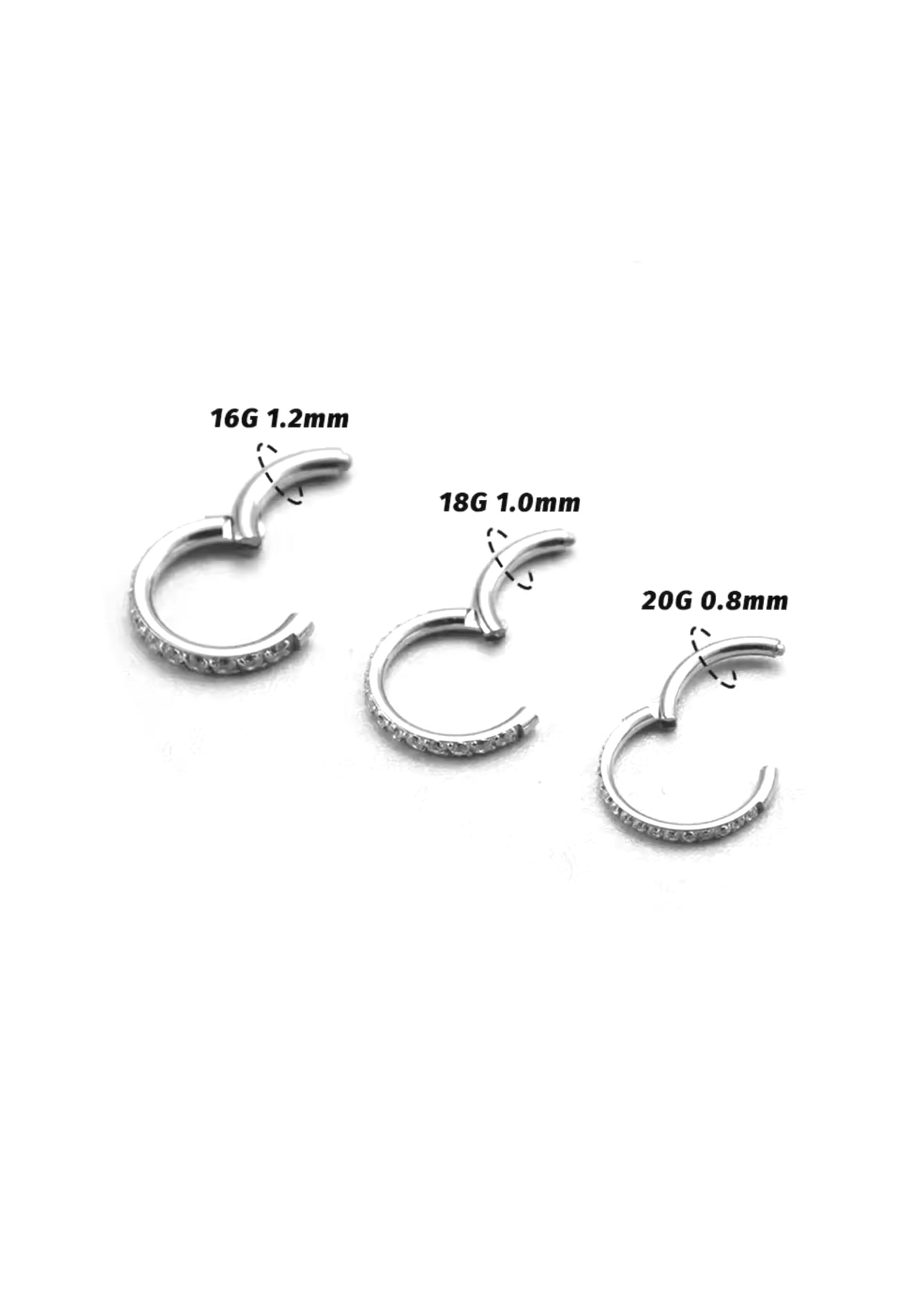 Anellino Clicker senza Strass