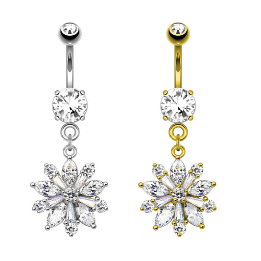 Navel Fiore Pendente